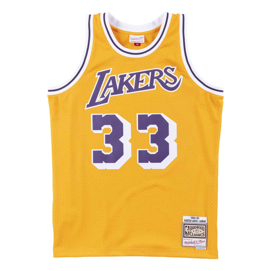Mitchell & Ness Men's NBA Swingman Jersey Lakers 84 Kareem Abdul-Jabbar