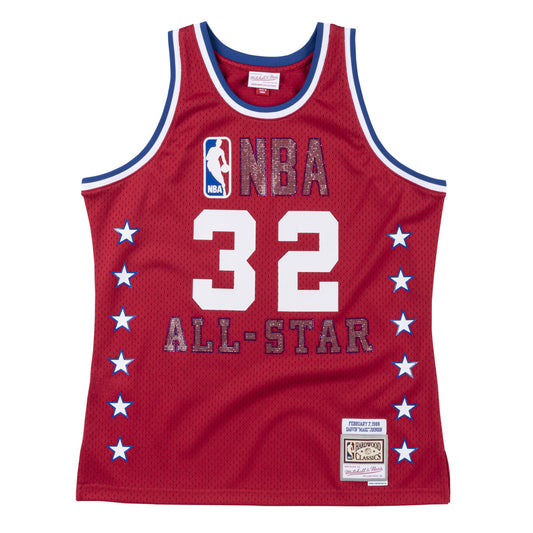 Mitchell & Ness Men's NBA Rhinestone Swingman Jersey All Star 1988 Magic Johnson