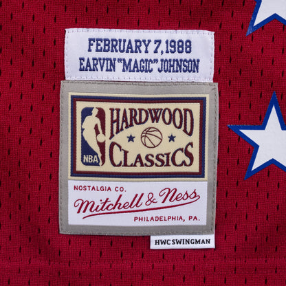 Mitchell & Ness Men's NBA Rhinestone Swingman Jersey All Star 1988 Magic Johnson