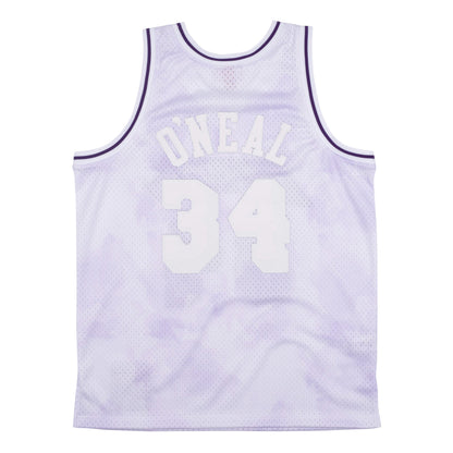 Mitchell & Ness Men's NBA Cloudy Skies Swingman Jersey La Lakers 1996 Shaq Jerseys