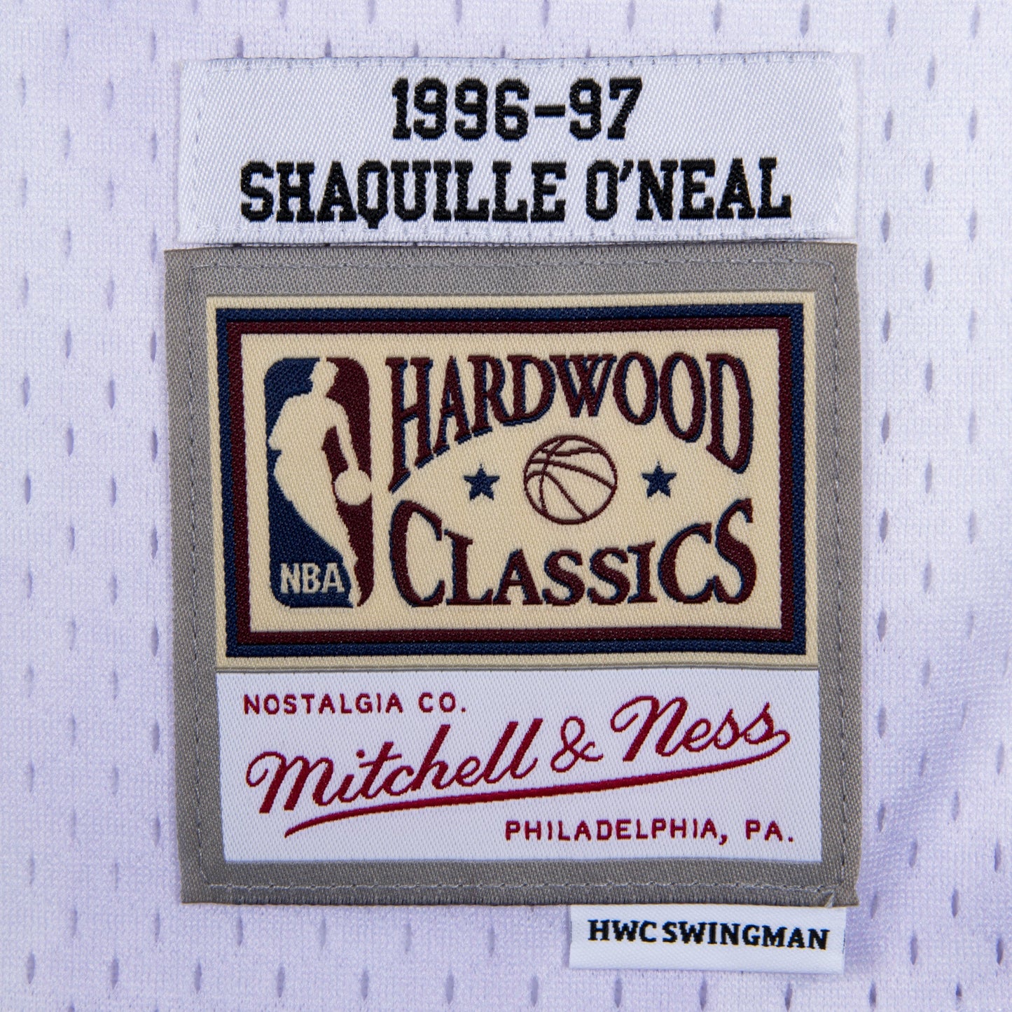 Men's Mitchell & Ness NBA Cloudy Skies Swingman Jersey La Lakers 1996 Shaq