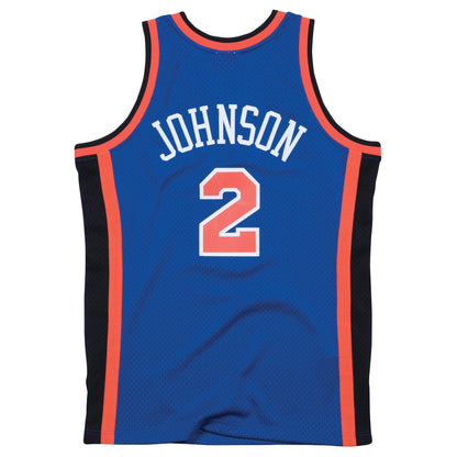 Mitchell & Ness Men's NBA Swingman Road Jersey Knicks 98 Larry Johnson Jerseys