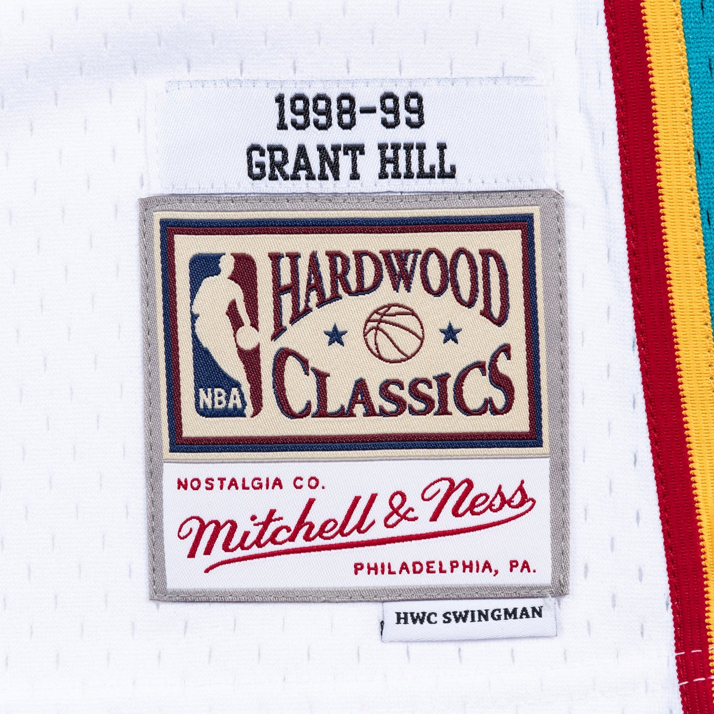 Mitchell & Ness Men's NBA Swingman Jersey Pistons 98 Grant Hill