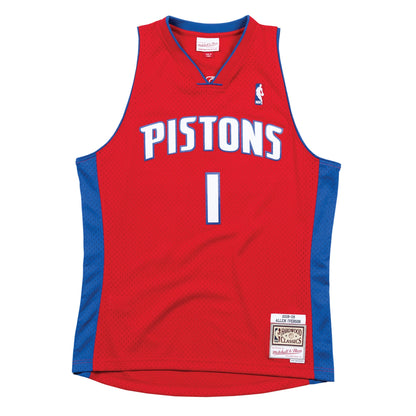 Mitchell & Ness Men's NBA Swingman Jersey Pistons 08 Allen Iverson