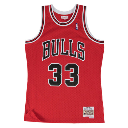 Mitchell & Ness Men's NBA Swingman Road Jersey Bulls 97 Scottie Pippen