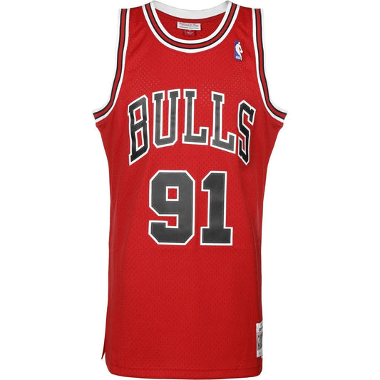 Men's Mitchell & Ness NBA Swingman Road Jersey Bulls 97 Dennis Rodman