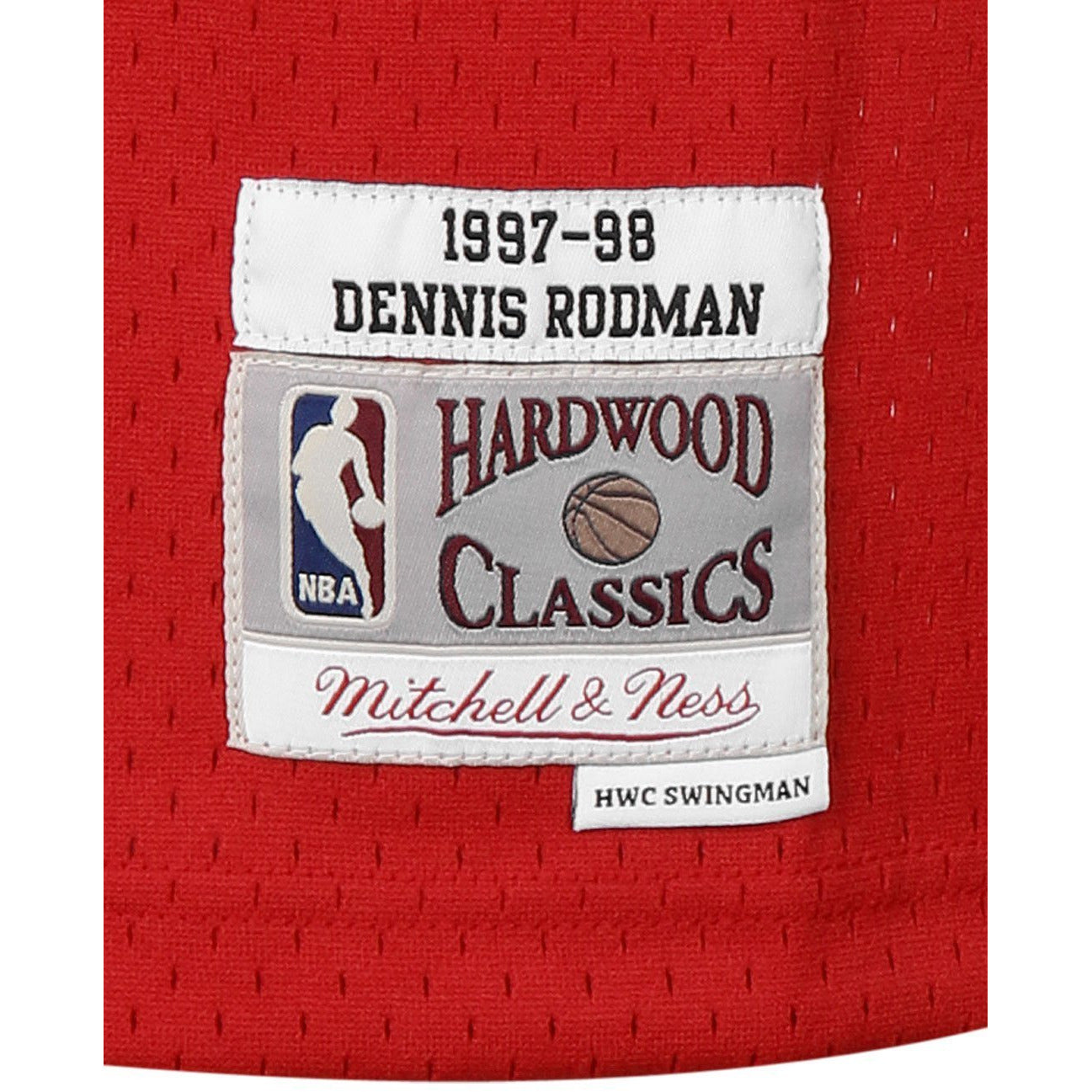 Men's Mitchell & Ness NBA Swingman Road Jersey Bulls 97 Dennis Rodman