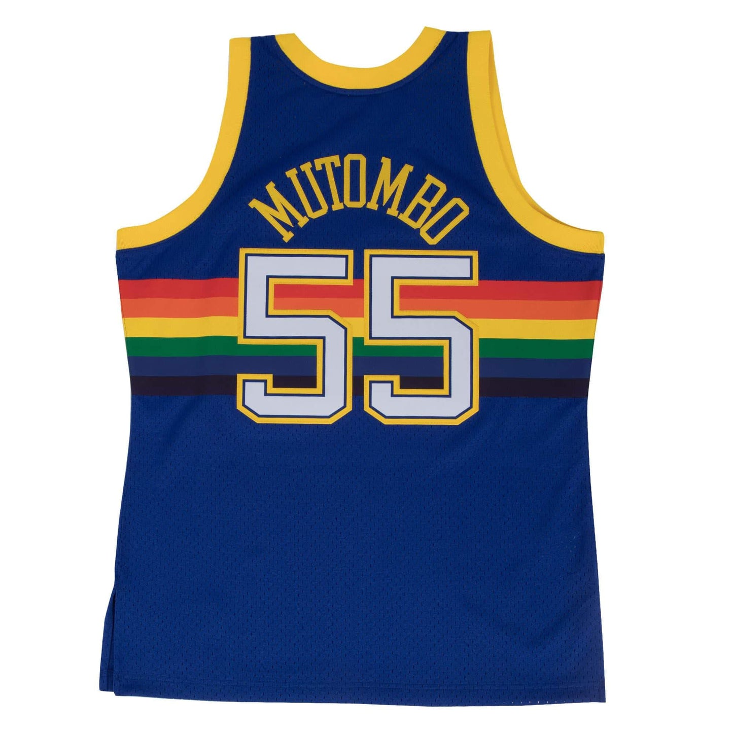 Mitchell & Ness Men's NBA Swingman Road Jersey Nuggets 91 Dikembe Mutombo