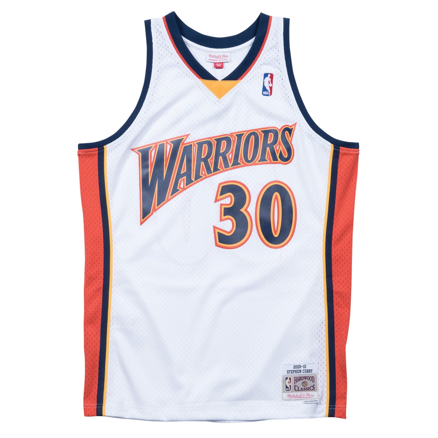 Mitchell & Ness Men's NBA Swingman Home Jersey Warriors 09 Steph Curry