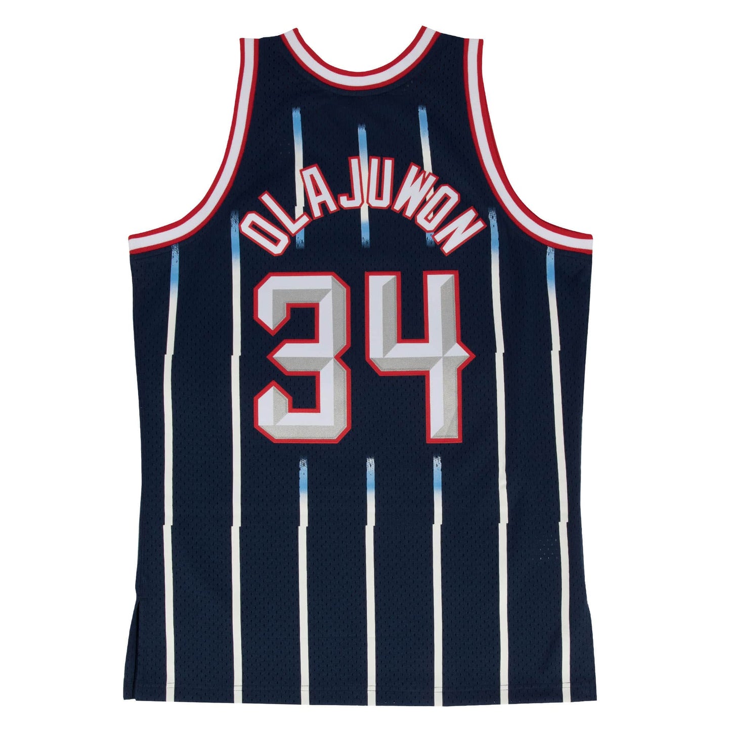 Men's Mitchell & Ness NBA Swingman Road Jersey Rockets 96 Hakeem Olajuwon