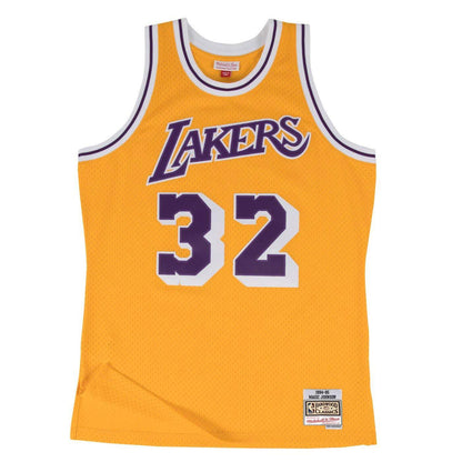Mitchell & Ness Men's NBA Swingman Home Jersey Lakers 84 Magic Johnson