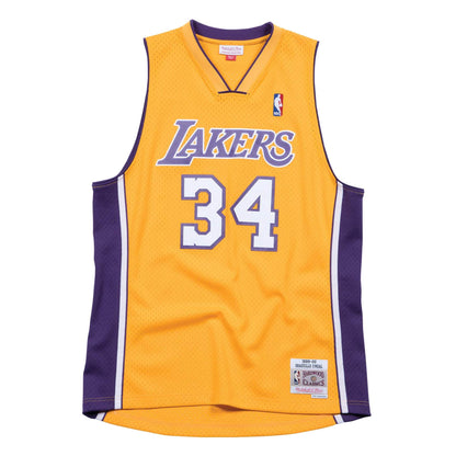 Mitchell & Ness Men's NBA Swingman Home Jersey Lakers 99 Shaquille O'Neal