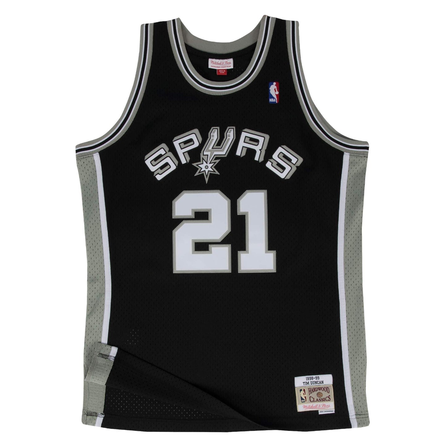 Mitchell & Ness Men's NBA Swingman Road Jersey Spurs 98 Tim Duncan