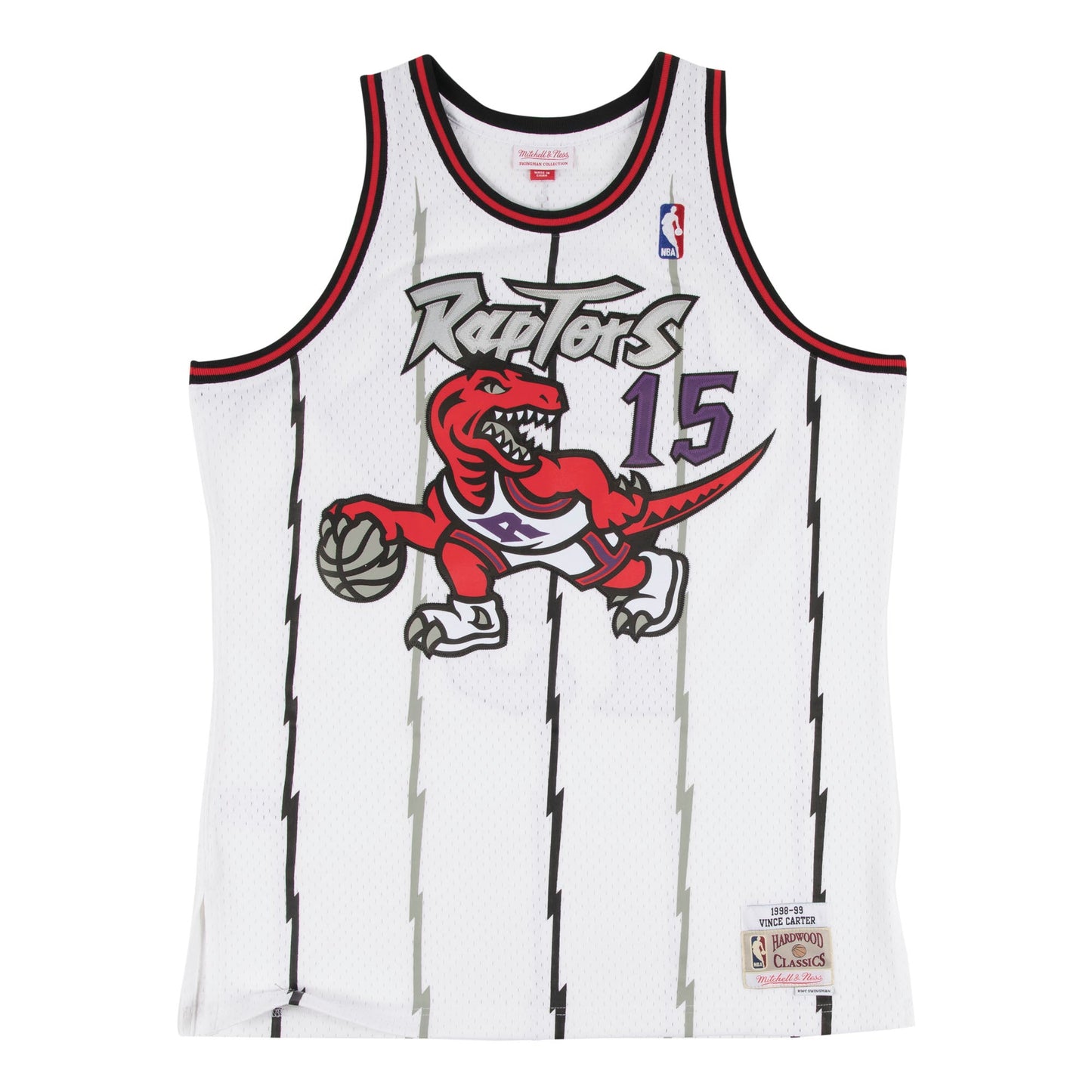 Men's Mitchell & Ness NBA Swingman Home Jersey Raptors 98 Vince Carter