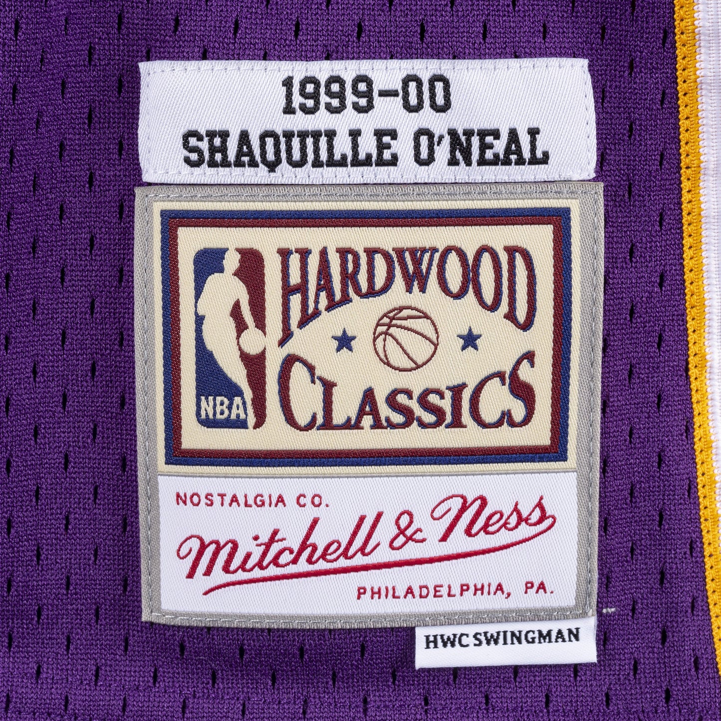Mitchell & Ness Men's NBA Swingman Jersey Lakers 99-00 Shaquille O'Neal