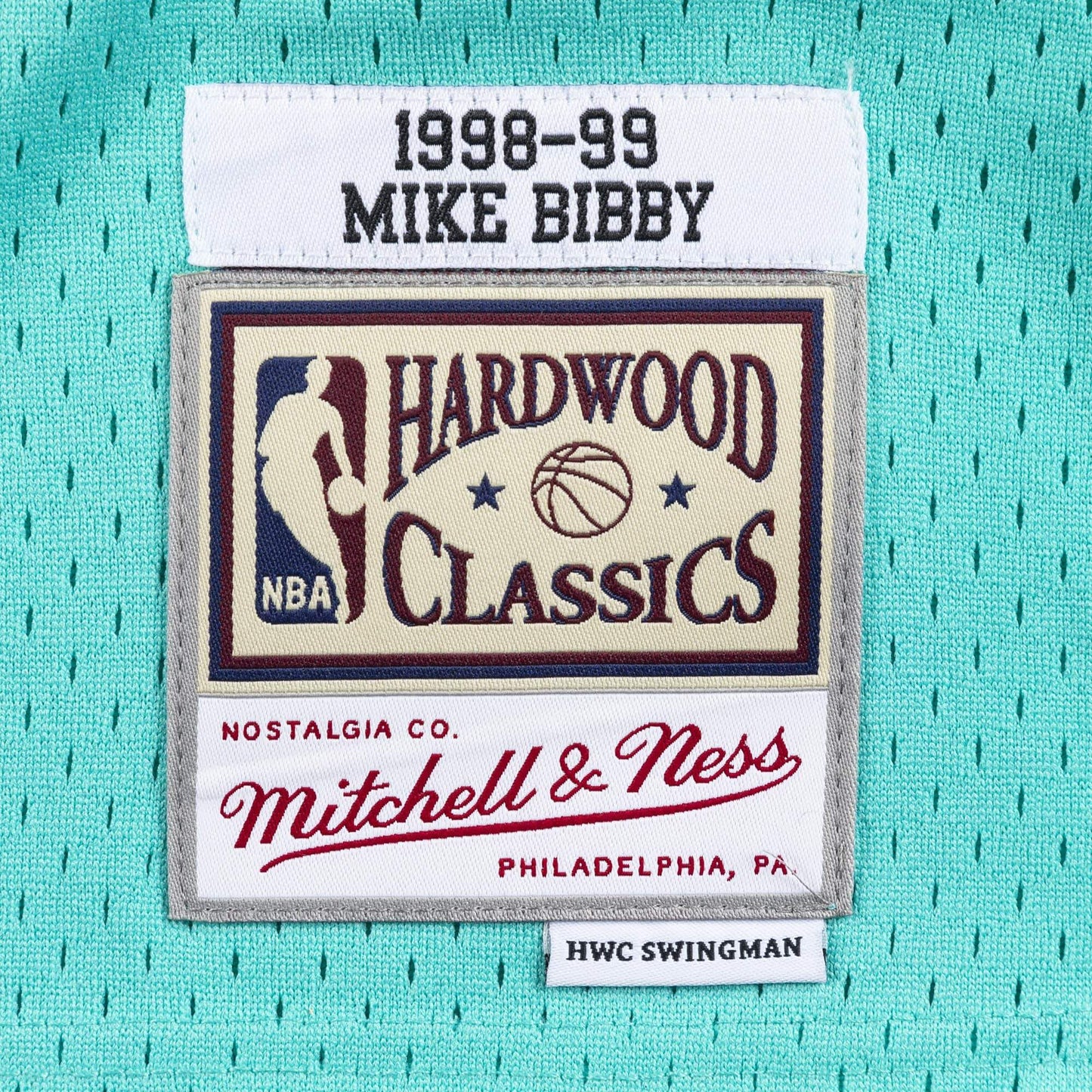 Men's Mitchell & Ness NBA Cny Swingman Jersey Grizzlies 98 Mike Bibby