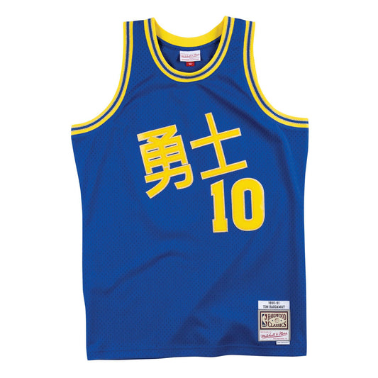 Mitchell & Ness Men's NBA Cny Swingman Jersey Warriors 90 Tim Hardaway