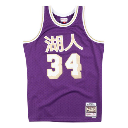 Mitchell & Ness Men's NBA Cny Swingman Jersey Lakers 96 Shaquille O'Neal