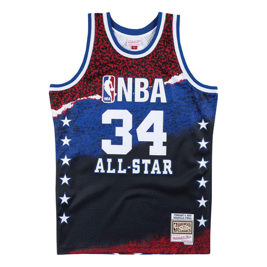 Mitchell & Ness Men's NBA Sublimated Swingman Jersey Allstar West 03 Oneal