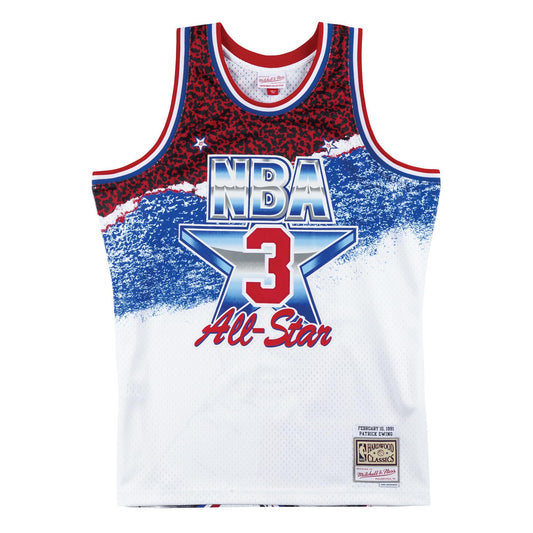 Mitchell & Ness Men's NBA Sublimated Swingman Jersey Allstar East 91 Ewing