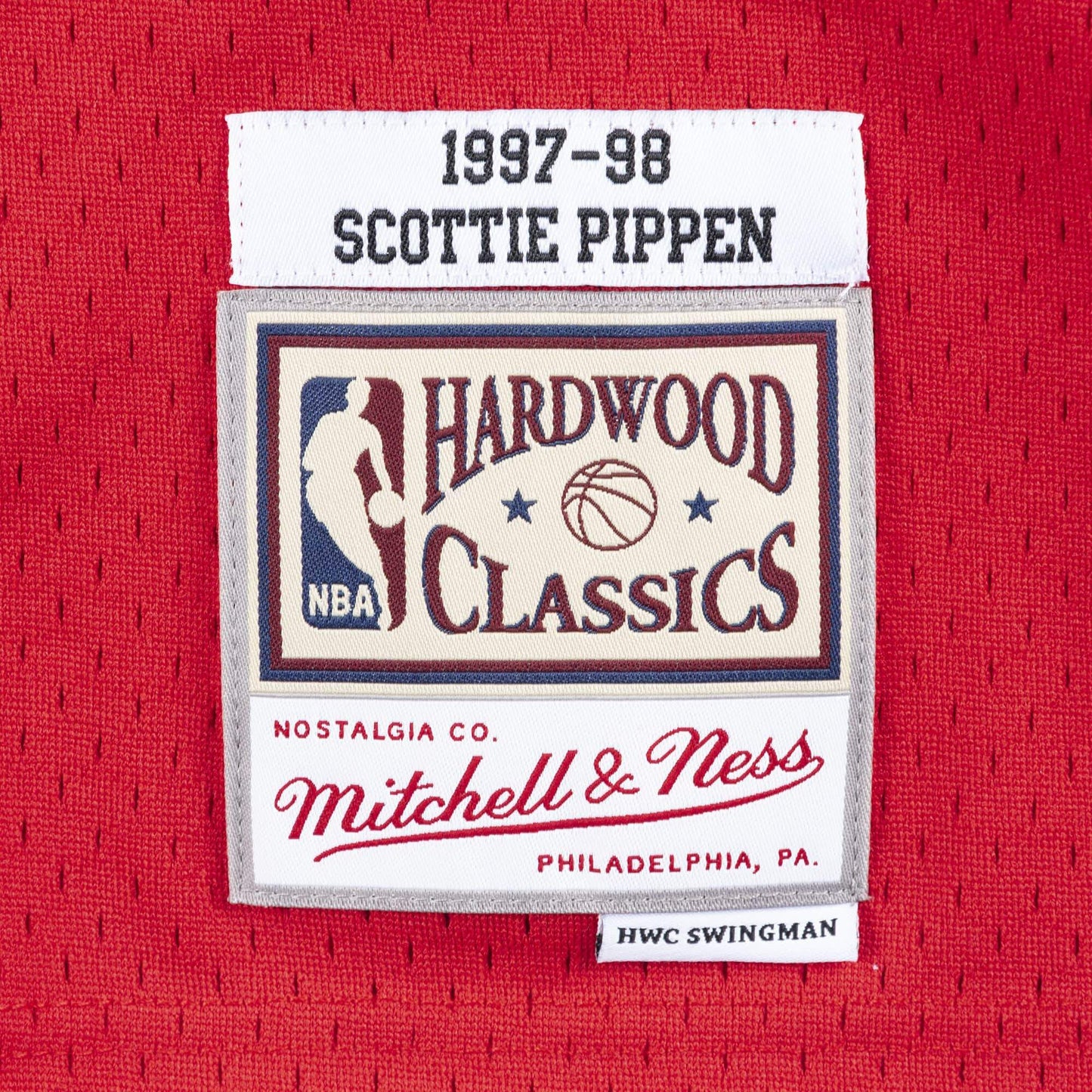 Mitchell & Ness Men's NBA Cny Swingman Jersey Bulls 97 Scottie Pippen