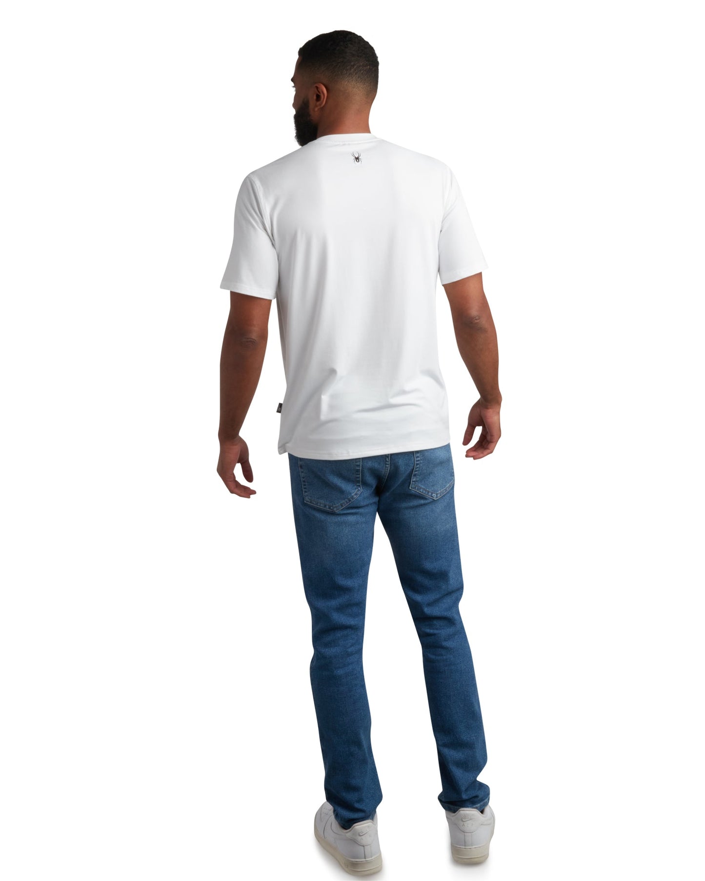 Mens Short Sleeve Wordmark - White