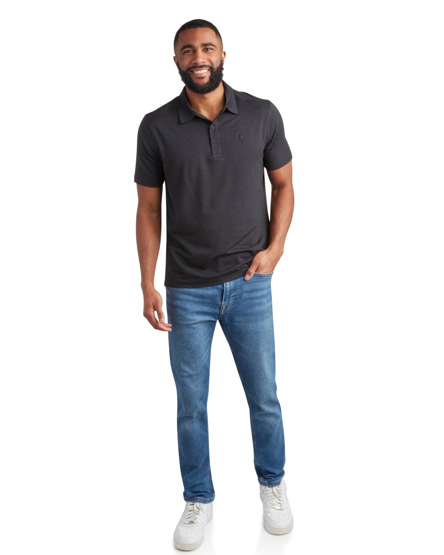 Spyder Men's Short Sleeve Jersey - Black