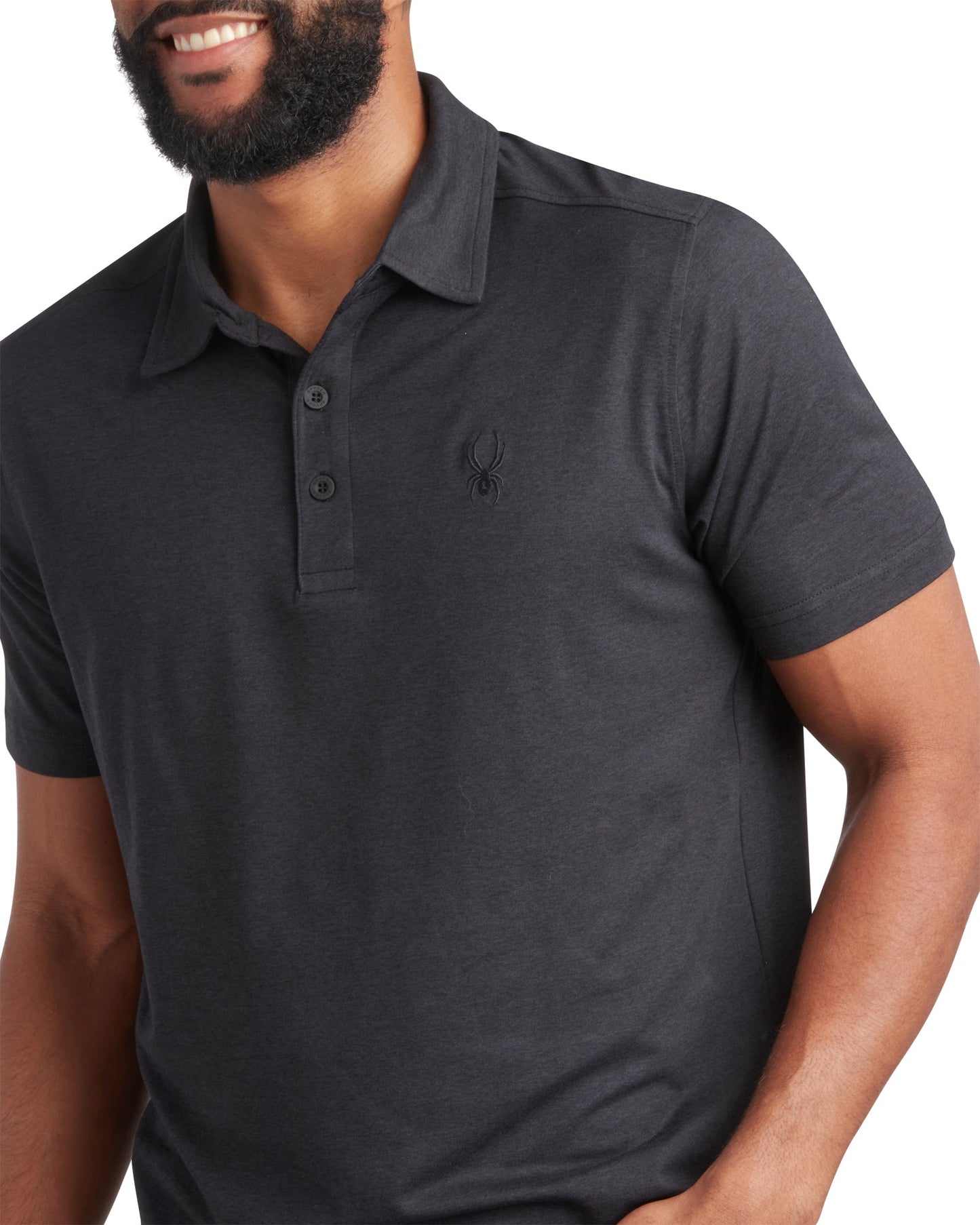 Spyder Men's Short Sleeve Jersey - Black