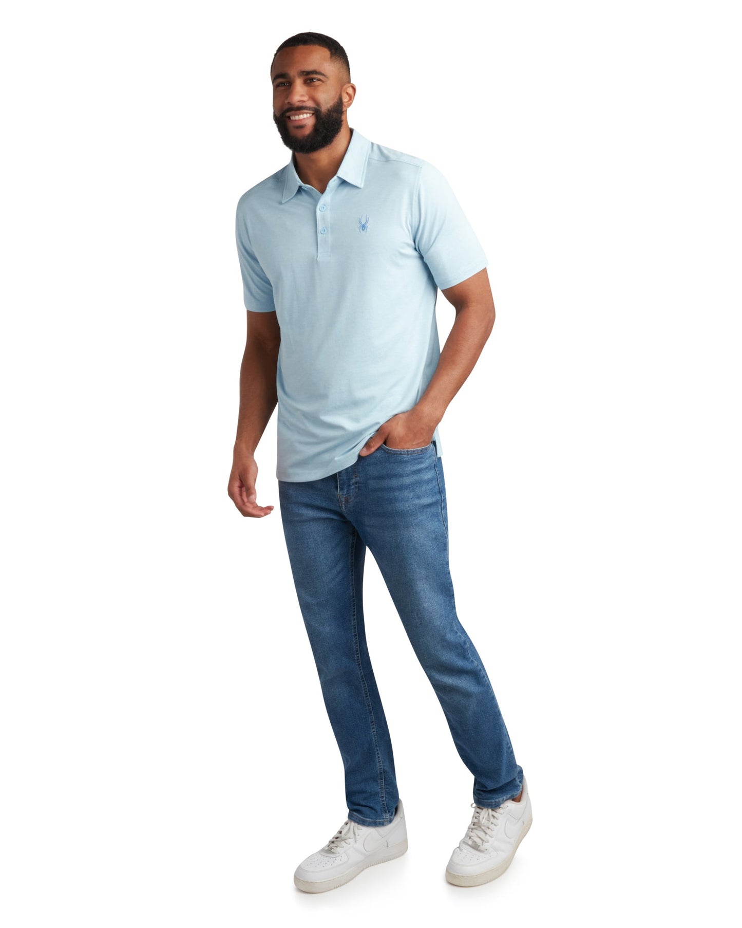 Mens Short Sleeve Jersey - Sky Blue
