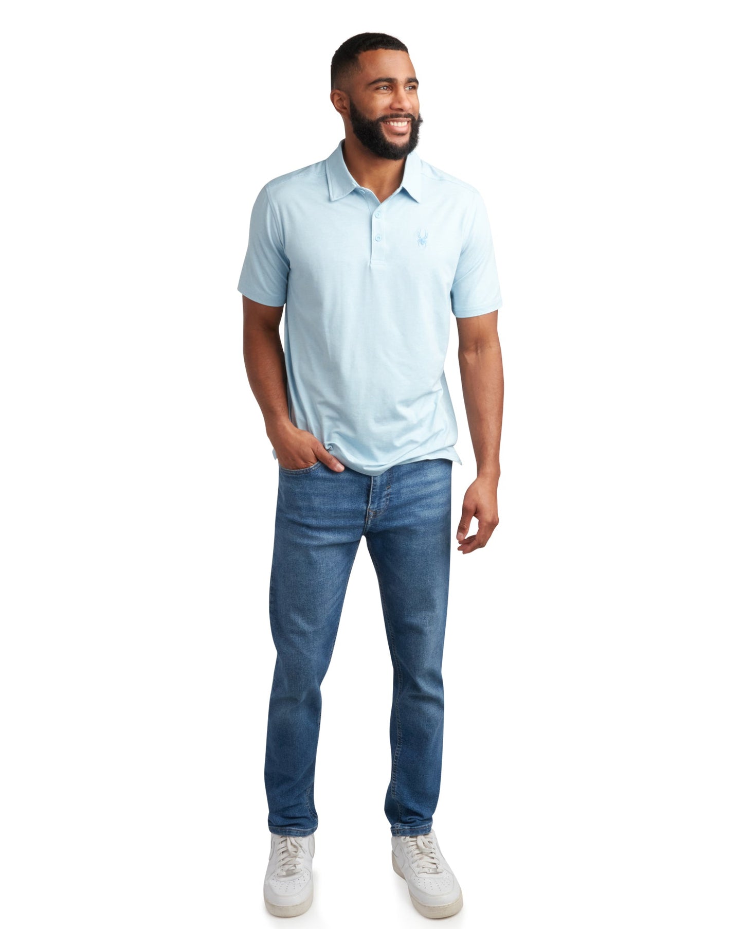 Mens Short Sleeve Jersey - Sky Blue