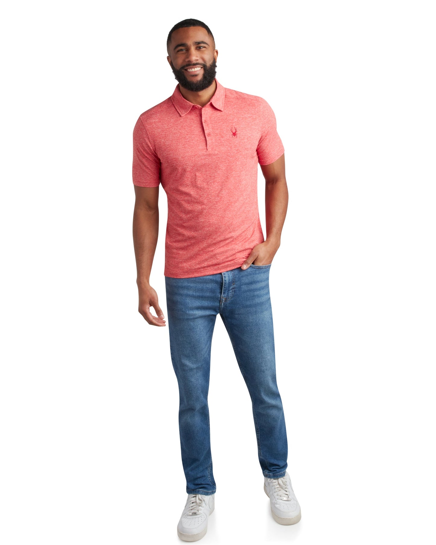 Men's Short Sleeve Jersey - Spyder Red
