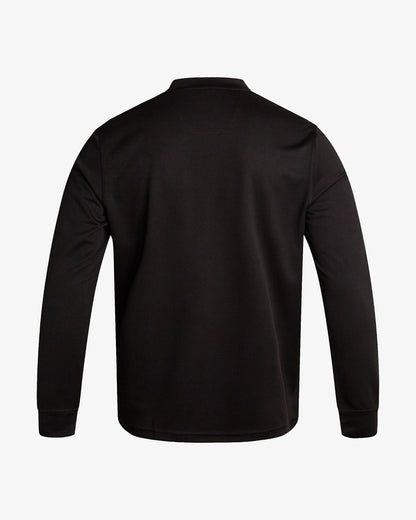 Men's Long Sleeve Thermal Henley - Black