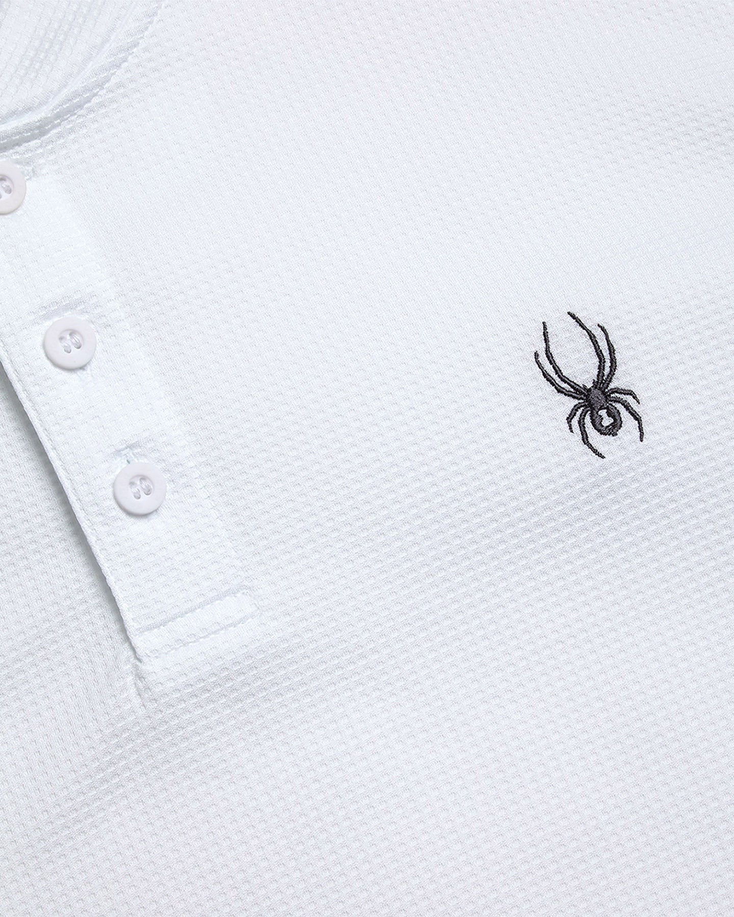 Men's Long Sleeve Thermal Henley - White