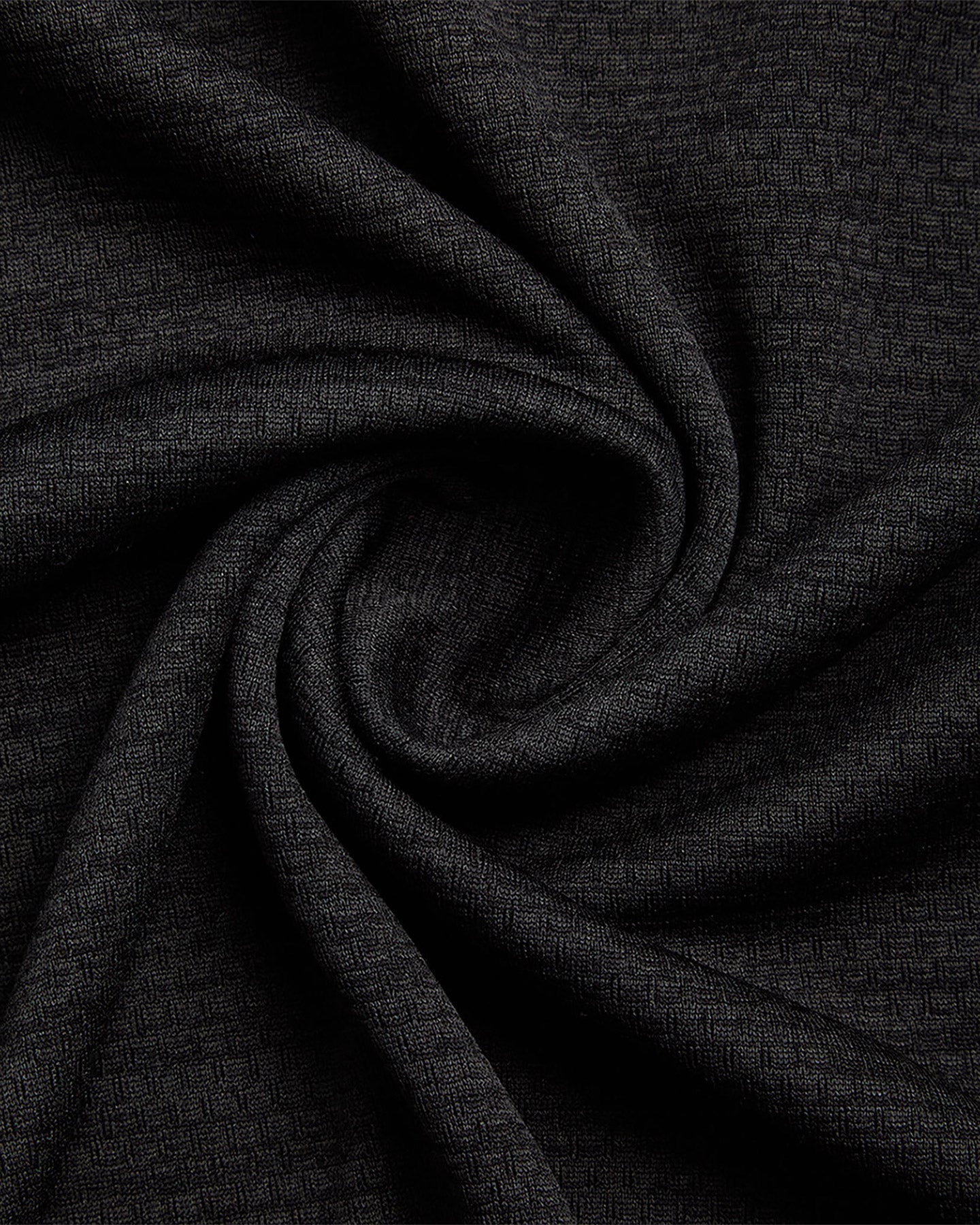 Men's Knit Half Zip - Black