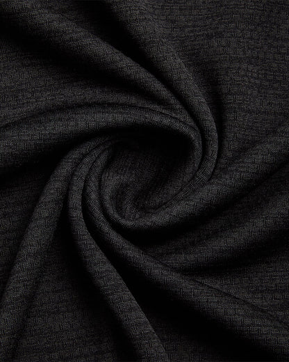 Men's Knit Half Zip - Black