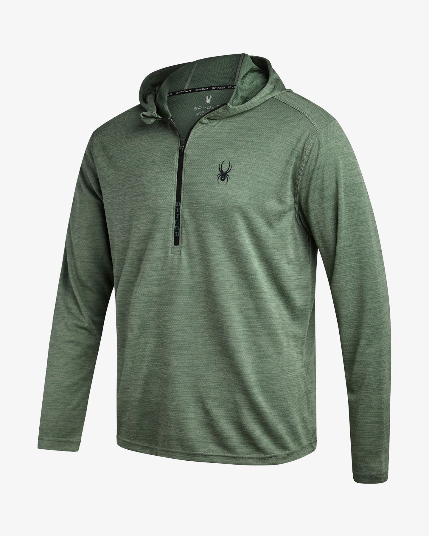 Men's Knit Half Zip - Spruce Green