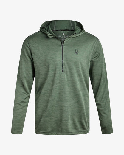 Men's Knit Half Zip - Spruce Green