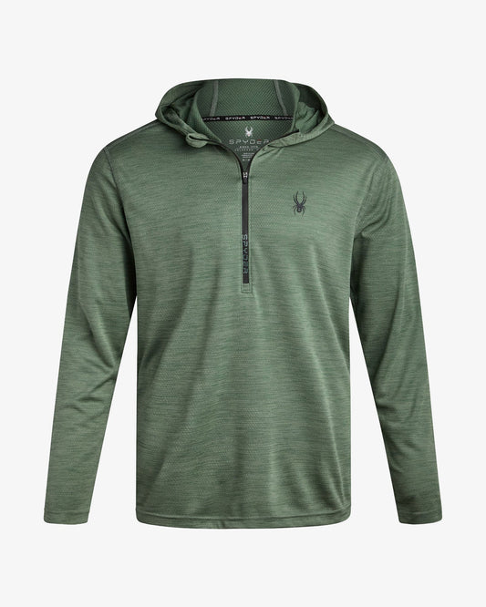 Men's Knit Half Zip - Spruce Green