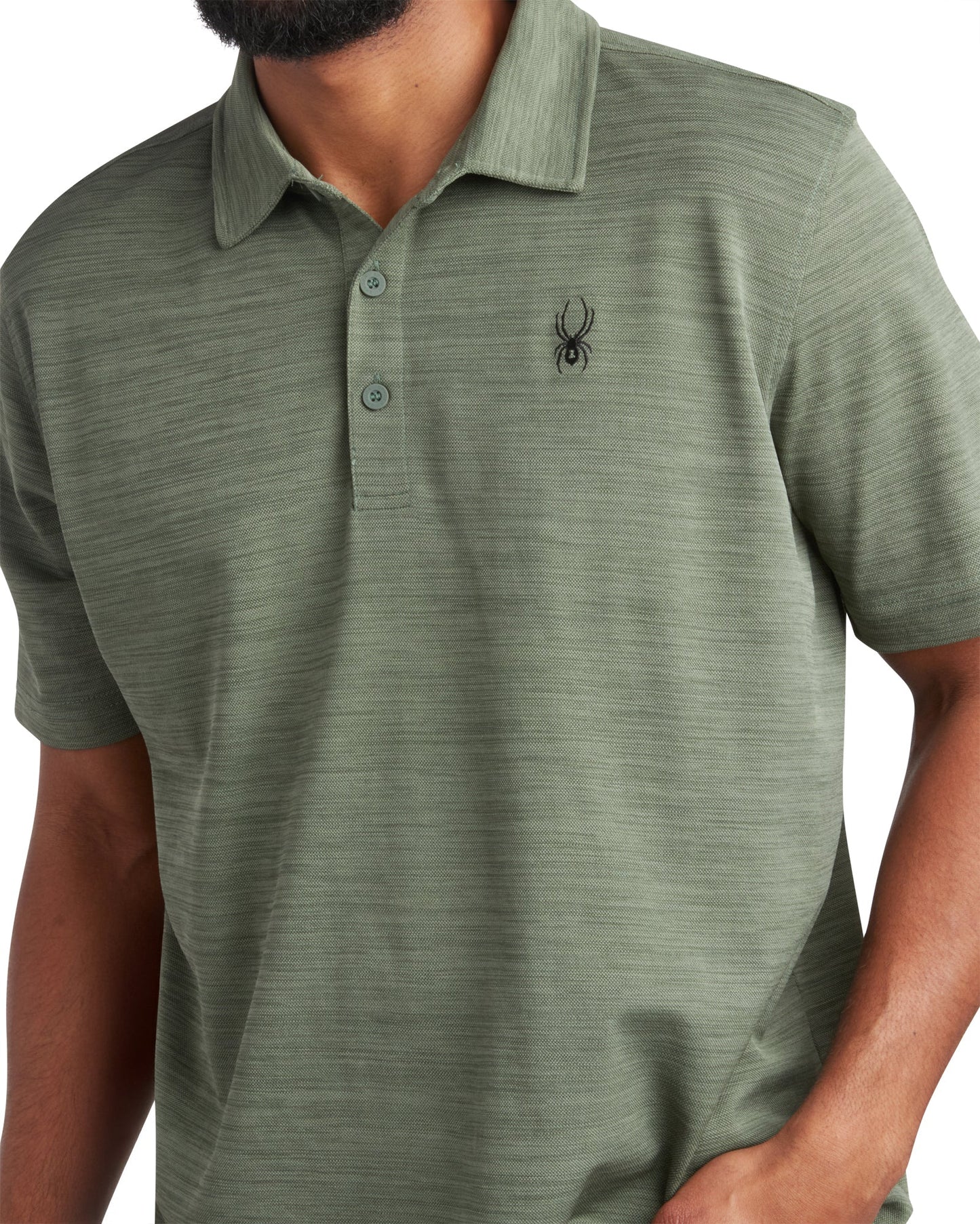 Men's Short Sleeve Tech Pique - Spruce Green