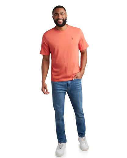 Men's Short Sleeve Mountain - Burnt Orange