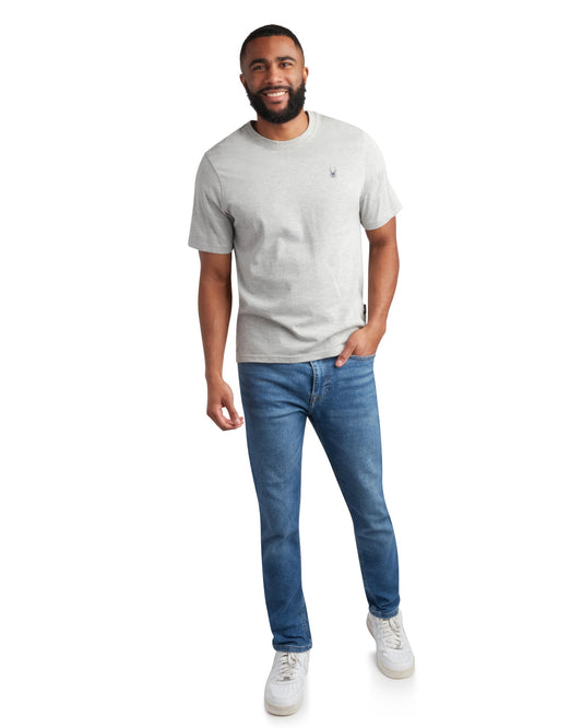 Men's Short Sleeve Mountain Tee - Heather Grey