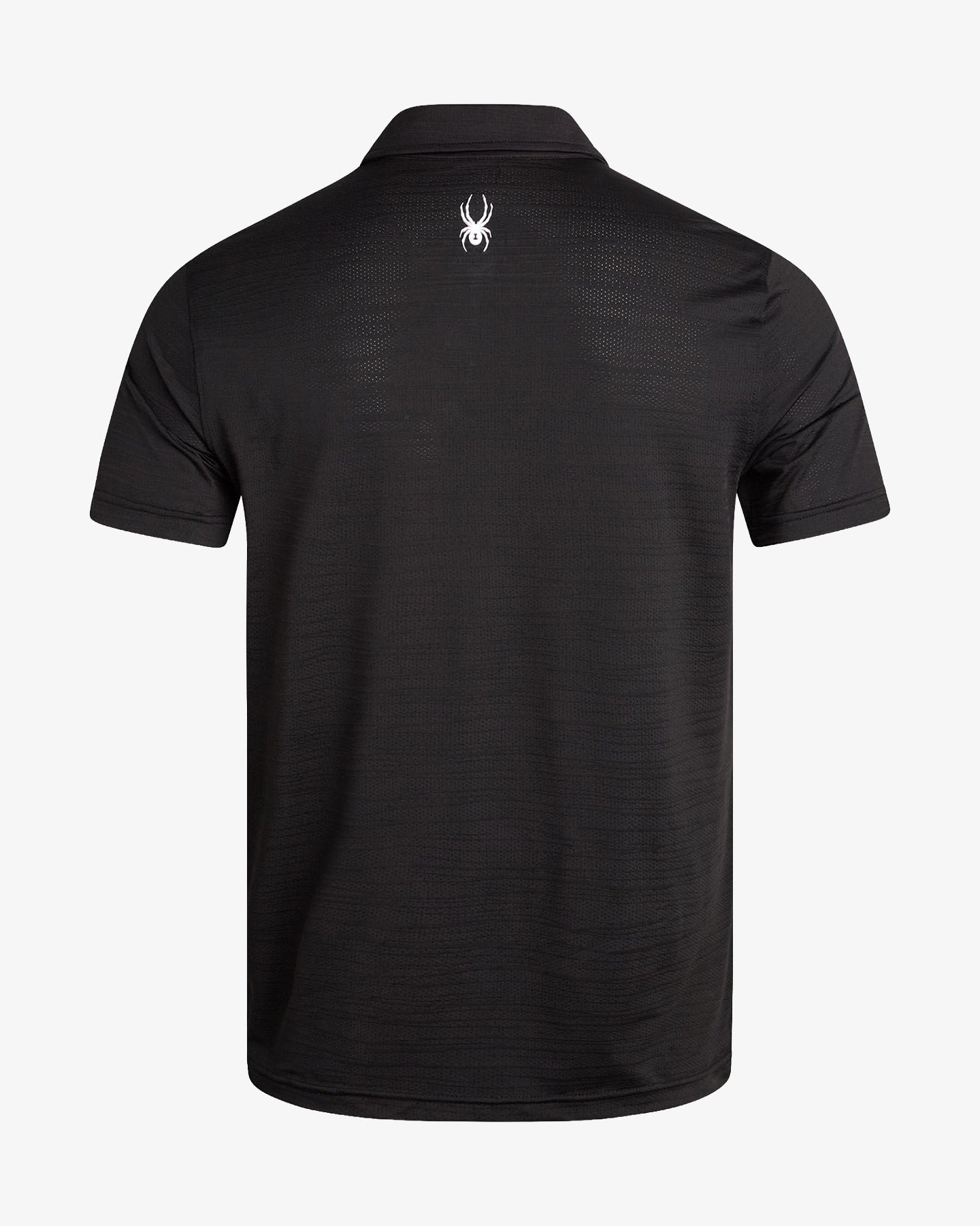 Men's Short Sleeve Jacquard - Black