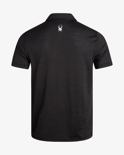 Men's Short Sleeve Jacquard - Black