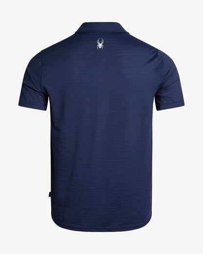 Men's Short Sleeve Jacquard - Navy