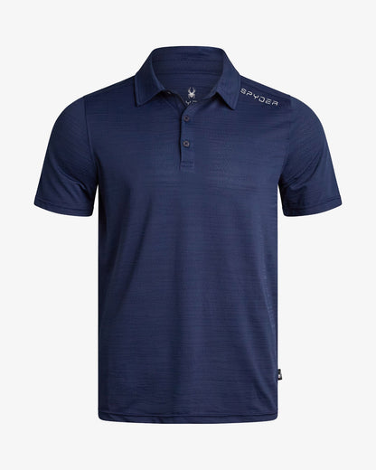 Men's Short Sleeve Jacquard - Navy