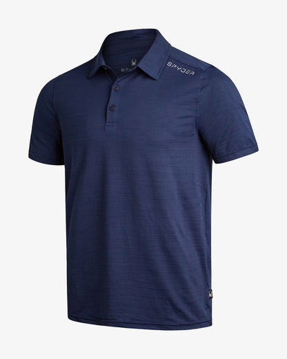 Men's Short Sleeve Jacquard - Navy