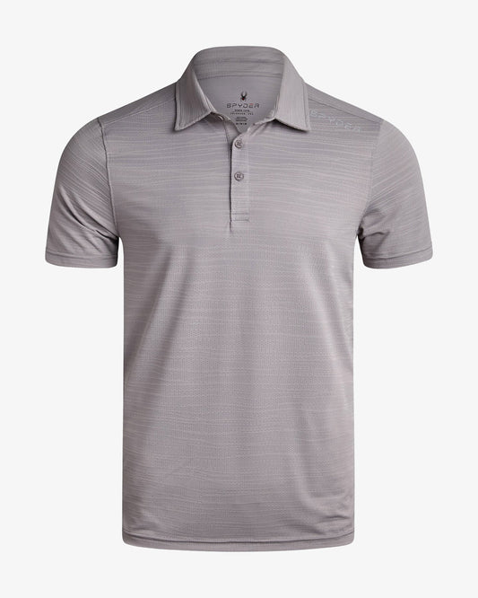 Men's Short Sleeve Jacquard - Pewter