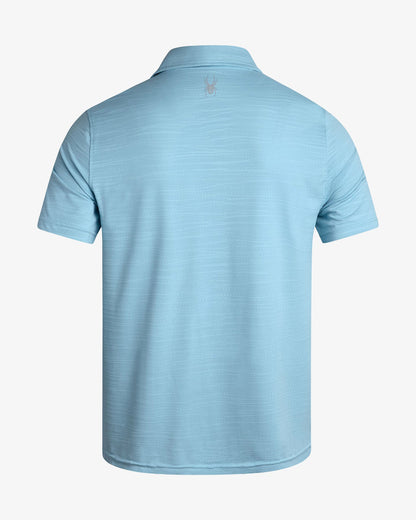 Men's Short Sleeve Jacquard - Sky Blue
