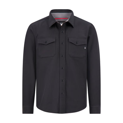 Spyder Men's Bonded Shirt Jacket - Black