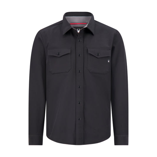 Spyder Men's Bonded Shirt Jacket - Black